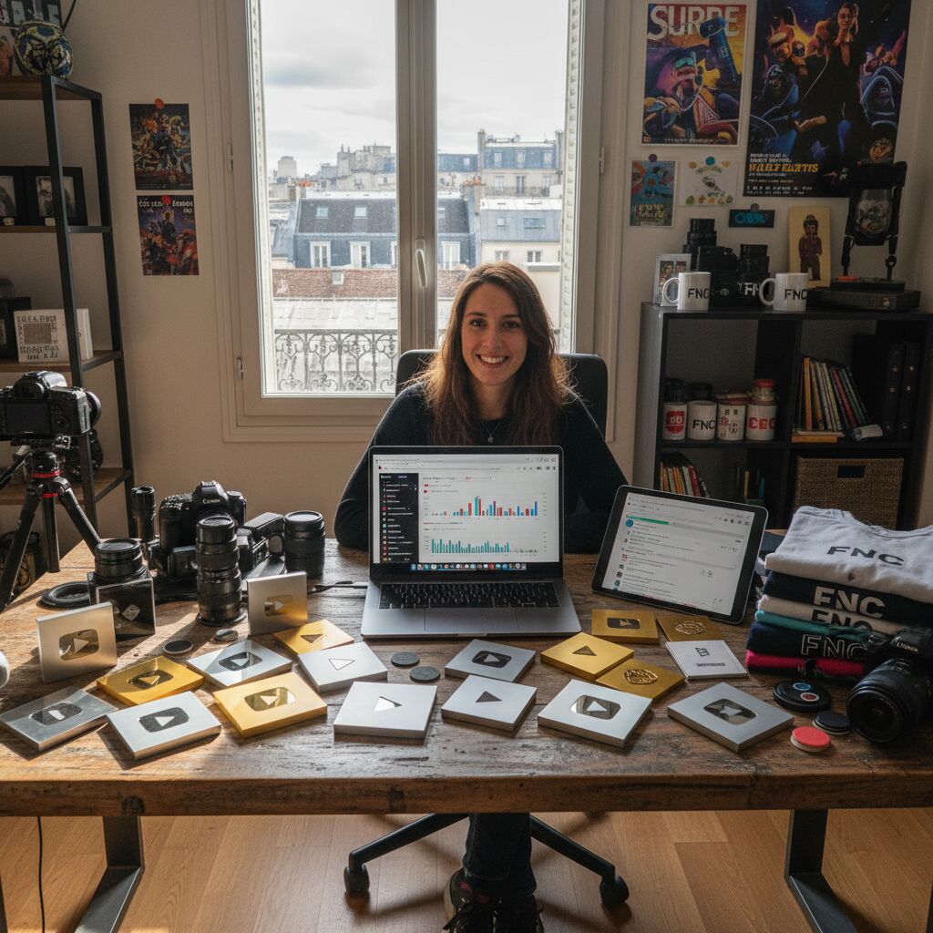 Découvrez combien un youtubeur peut gagner avec 100 000 abonnés, les sources de revenus principales et les facteurs qui influencent ses gains sur YouTube.